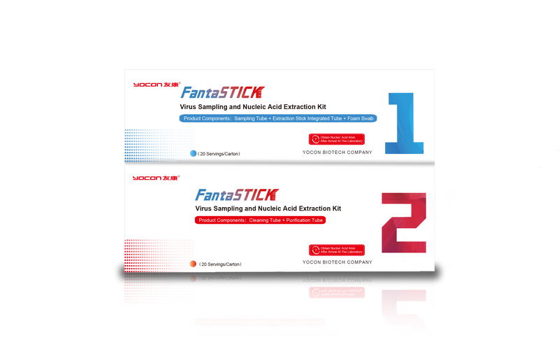 Ống tích hợp để lấy mẫu virus và chiết xuất axit nucleic
